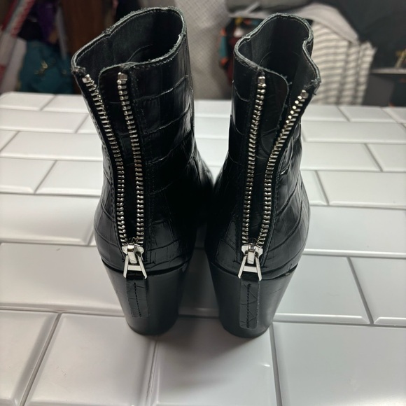 Dolce Vita Coltyn Black Leather Rear Zip Bootie size‎ 8 - Picture 10 of 16